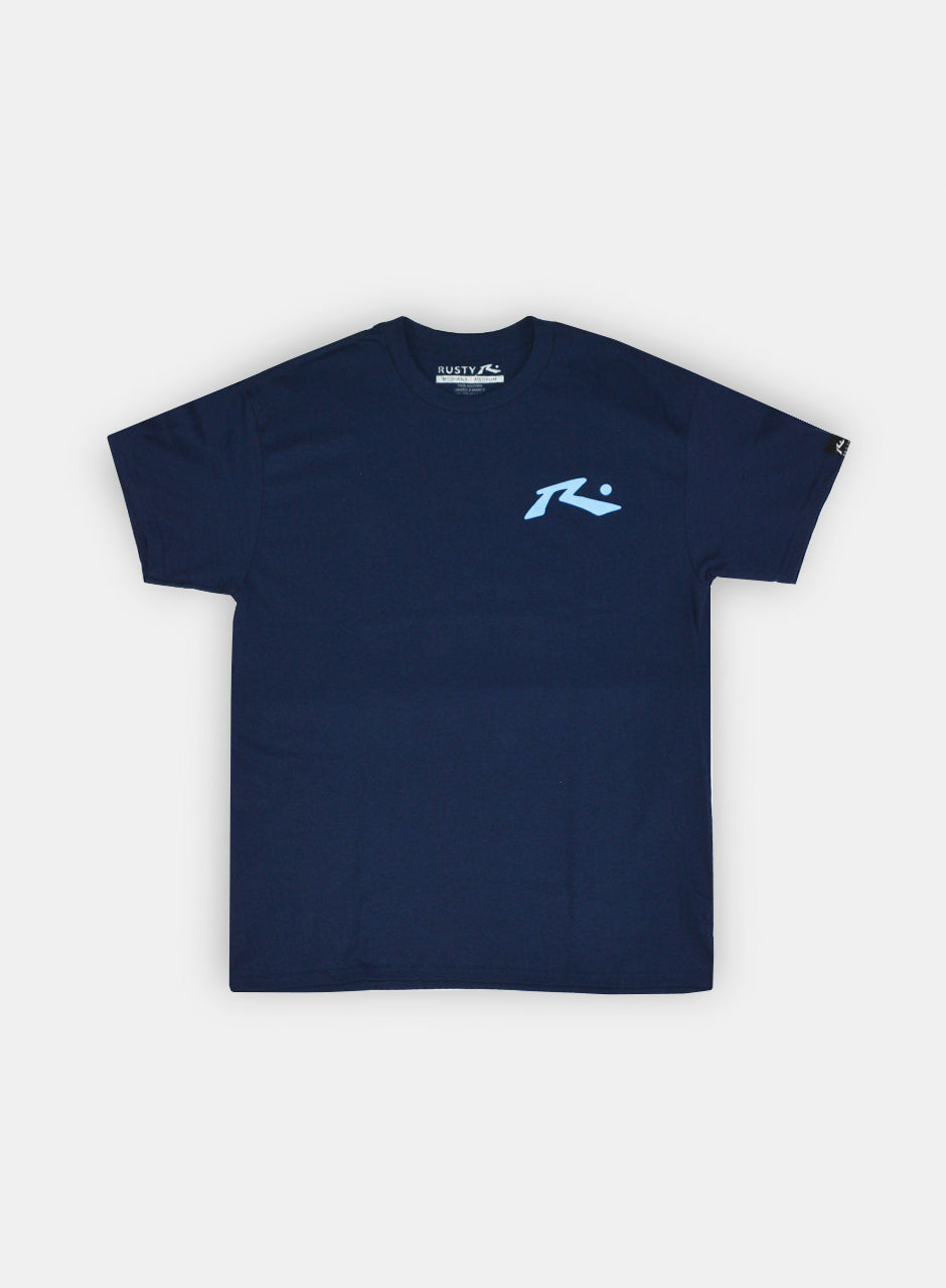 Playera Rusty Clasica Marino ZB217