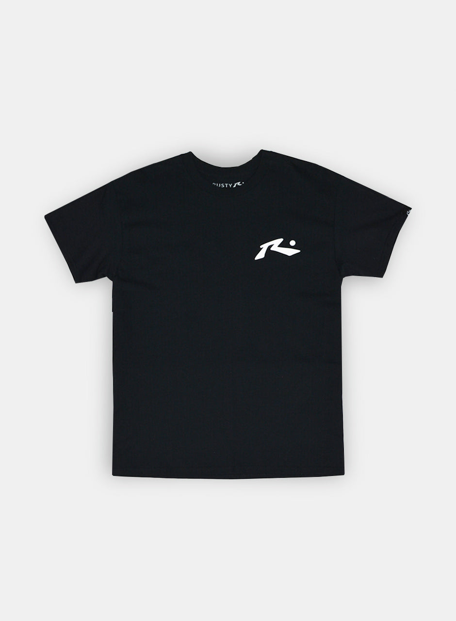 Playera Rusty Clasica Negro ZB217
