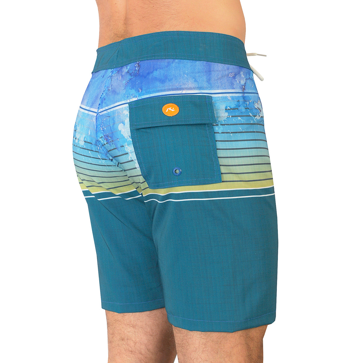 Traje De Baño Boardshort Rusty Azul ZP038